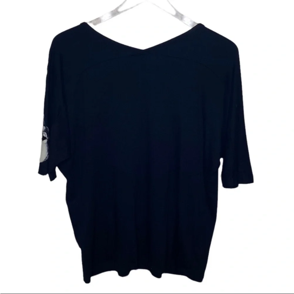 VOCAL Skulls Dolman Sleeve Top M black - Picture 6 of 8